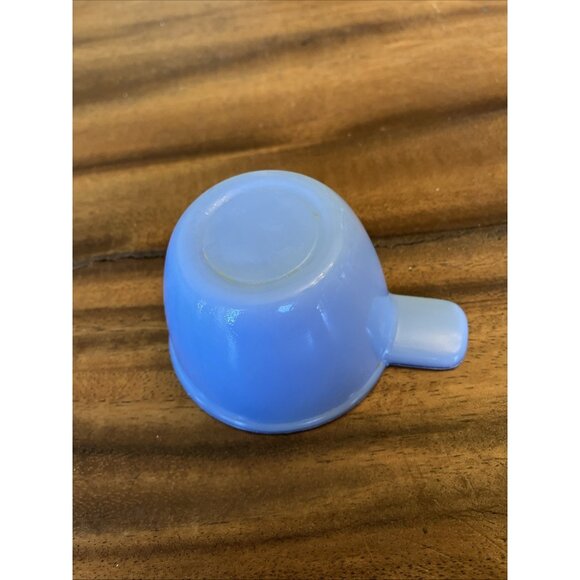 Vintage Delphite Blue Milk Glass 1/3 Cup Measuring Tab Handle - Picture 10 of 10